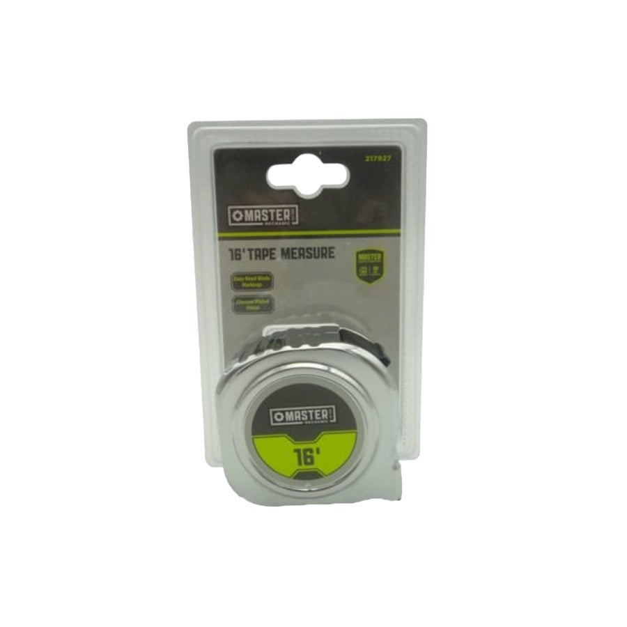 Master Mechanic Chrome Tape Measure