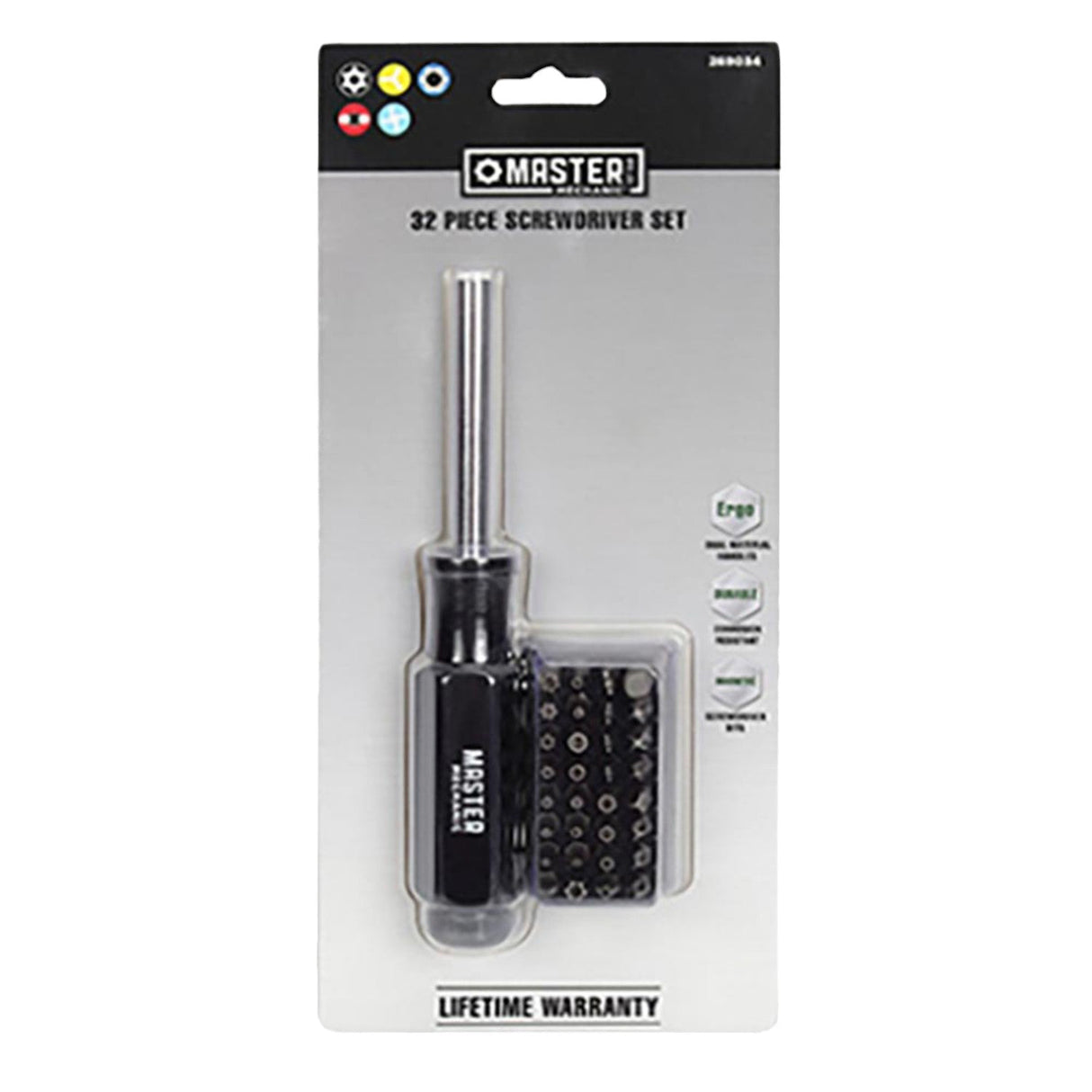 طقم مفك براغي توركس مكون من 32 قطعة من ماستر ميكانيك
