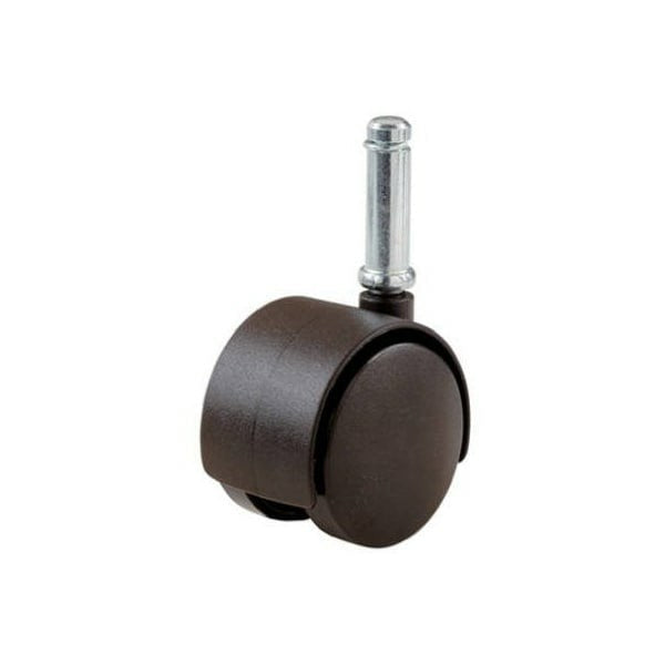 2" BLK Twin Stem Caster