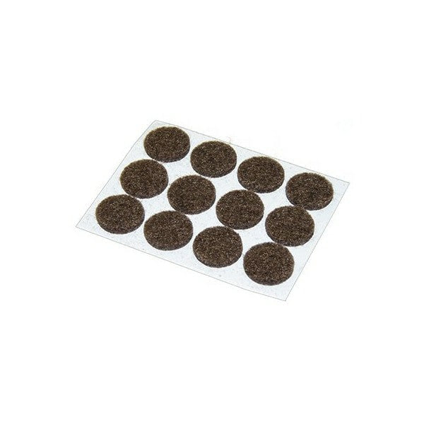 TG 12PK 1/2BRN Felt Pad