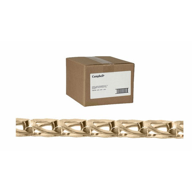 سلسلة كامبل المطلية بالنحاس، 100 قدم لكل كرتونة، 75 رطل