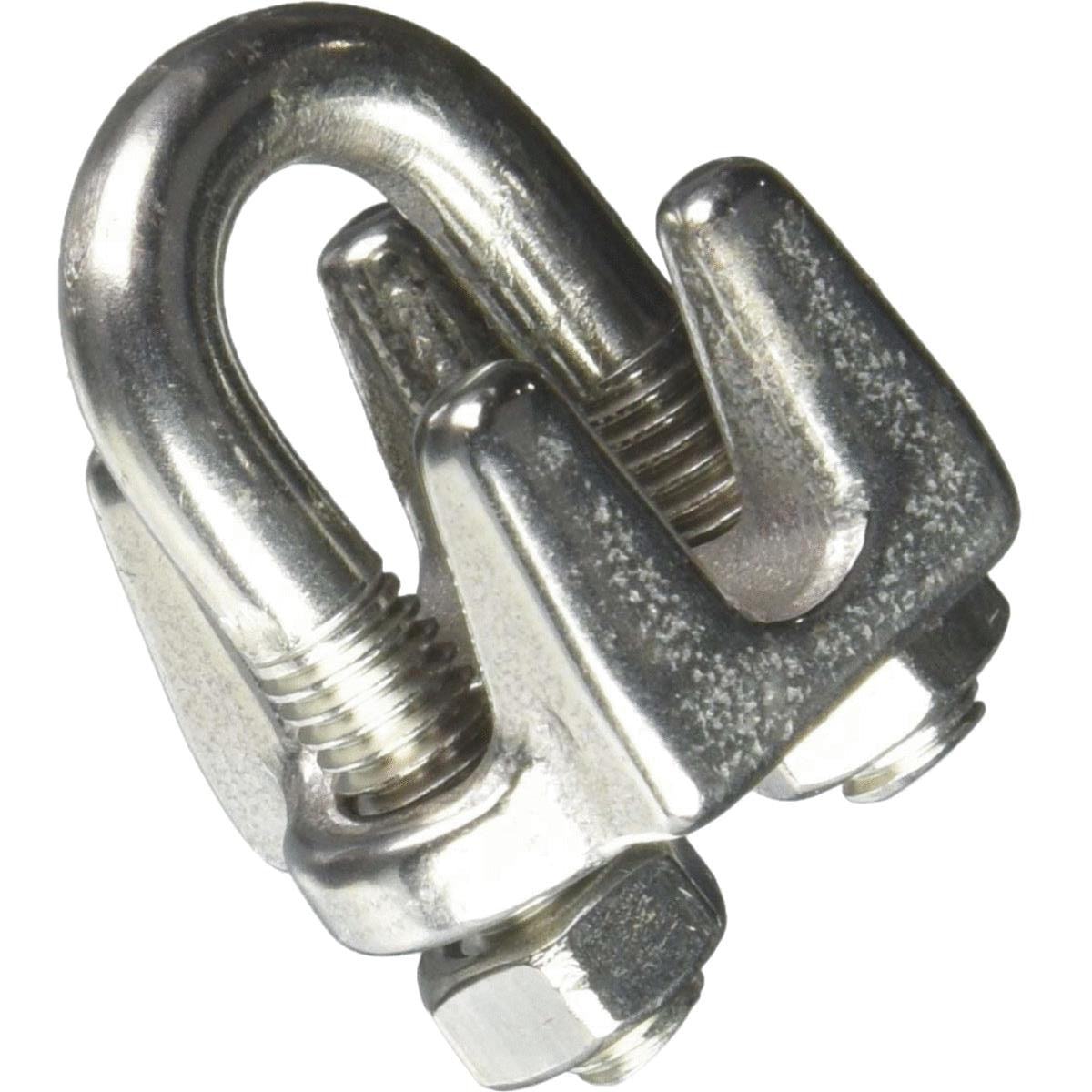 مشبك حبل سلك ستانلس ستيل من كامبل ، 3/16 بوصة، فضي