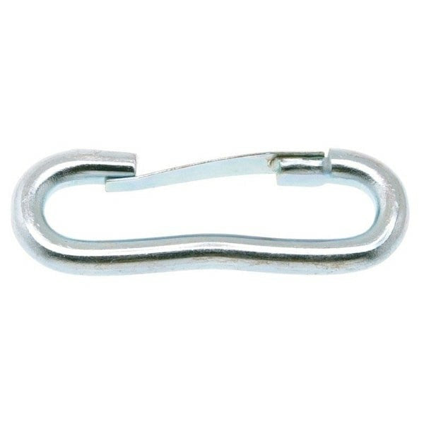 مشبك تثبيت من كامبل مطلي بالزنك، مقاس 2-1/12 بوصة، 80 رطل، فضي