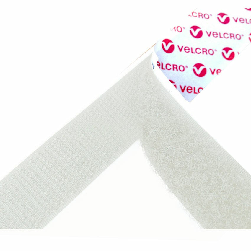 Industrial Strength Velcro Tape, 2" x 15', White