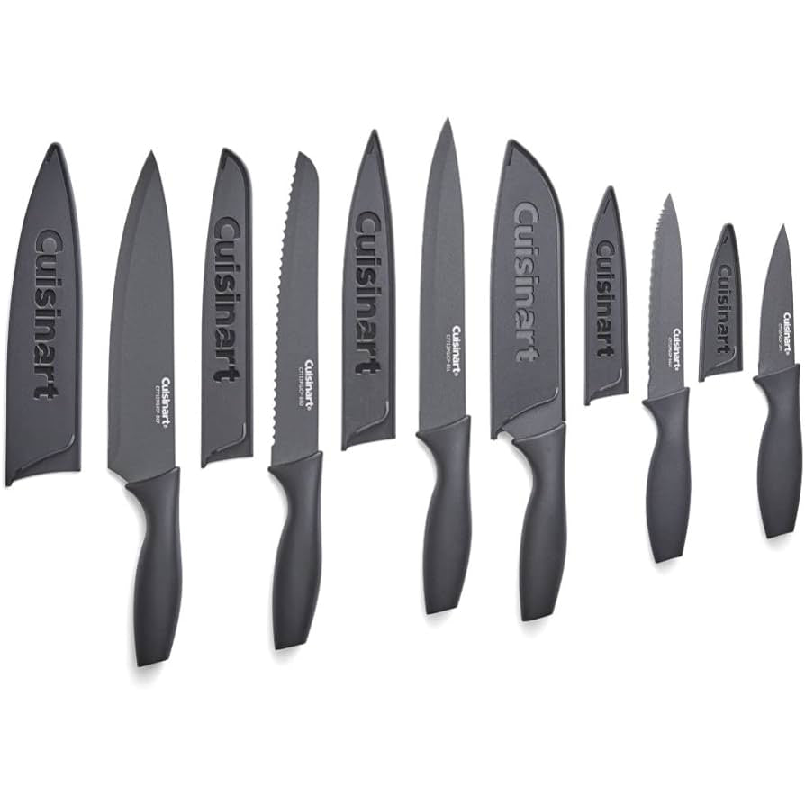 12PC BLK SS Knife Set