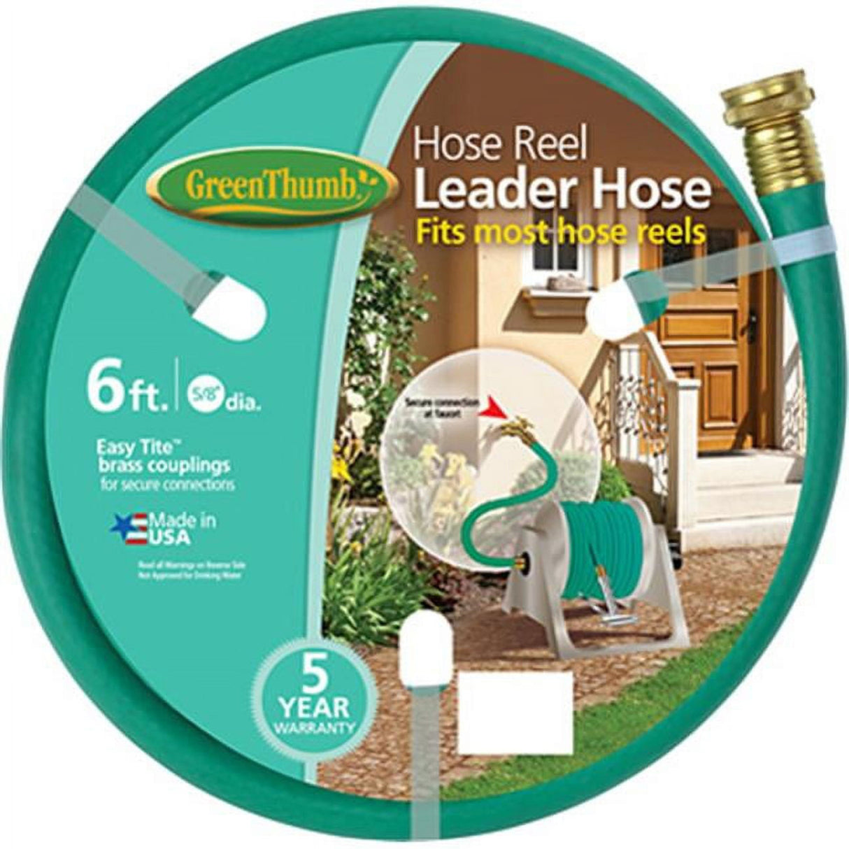 Green Thumb 6ft Reel Hose