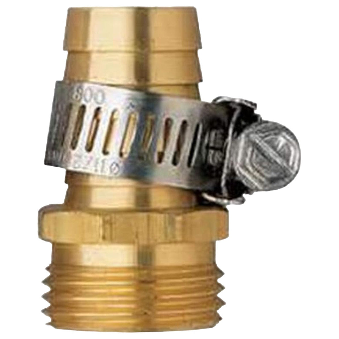 Green Thumb 3/4" Brass Ribbon Style Hose Connector