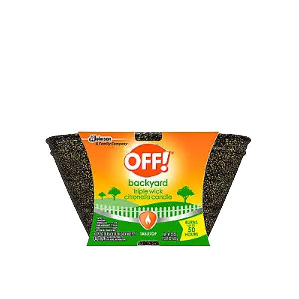 شمعة سيترو نيلا ثلاثية الفتائل من اس سي جونسون واكس 23 أوقية