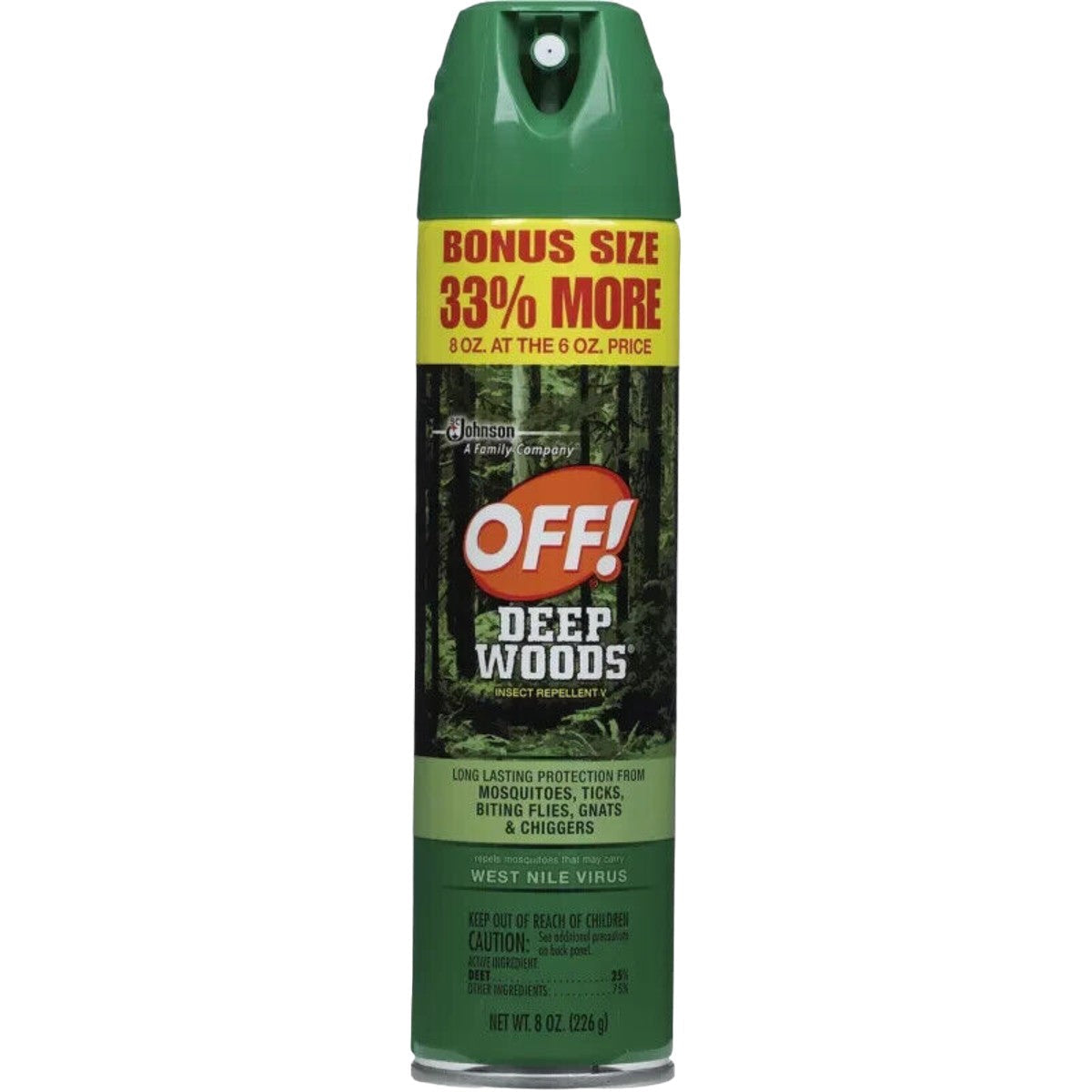 طارد الحشرات ديب وودز من اوف 8 أوقية