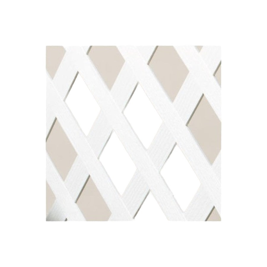 4x8 WHT Lattice Panel