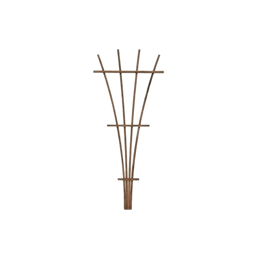72" BRN WD Fan Trellis