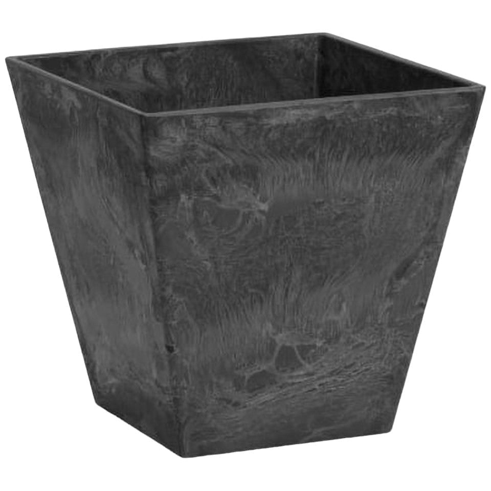 6" BLK SQ Ella Planter