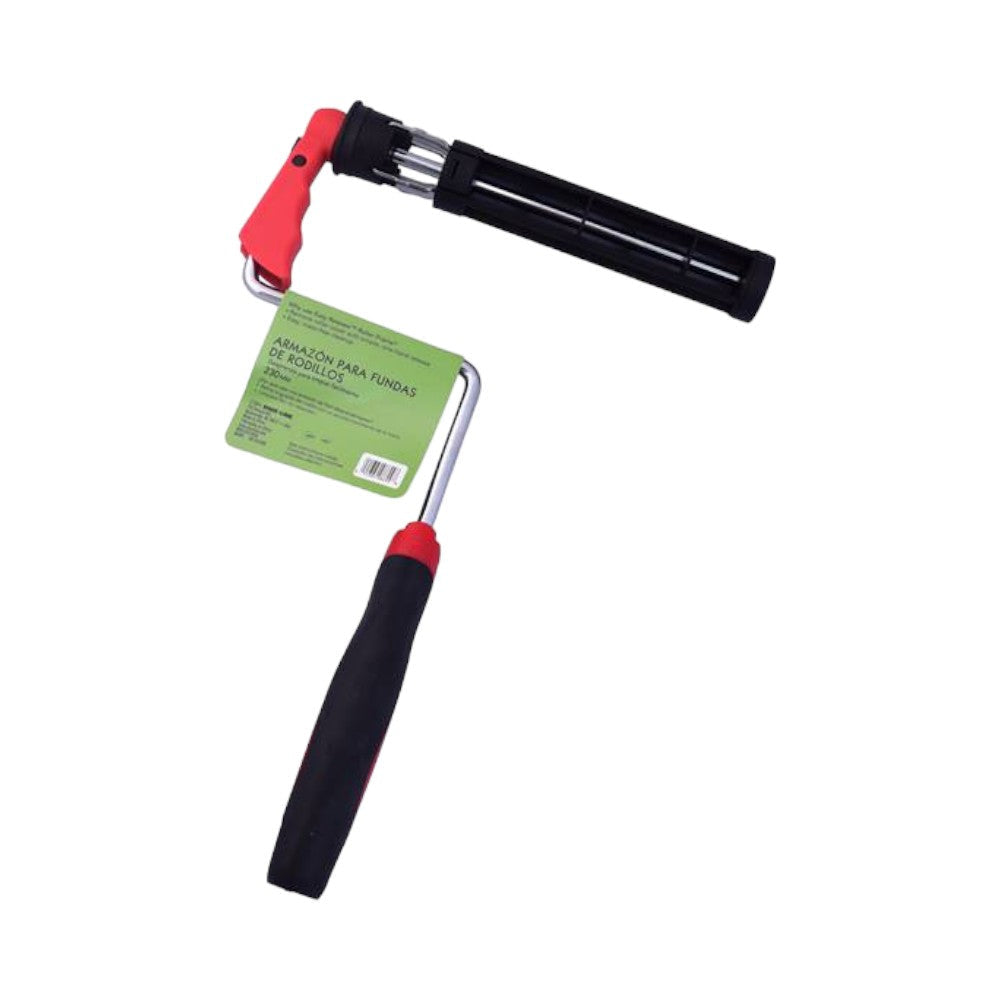 Shoreline Easy Release Metal Reel Frame, 9", Black/Red