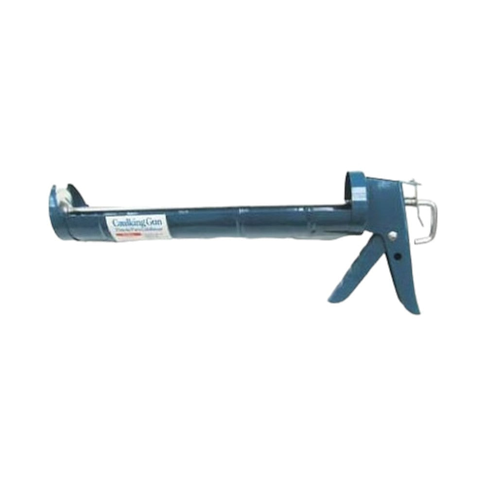 Yida Tools 13" Steel Serrated Caulk Gun, Fits 29oz Cans, Blue