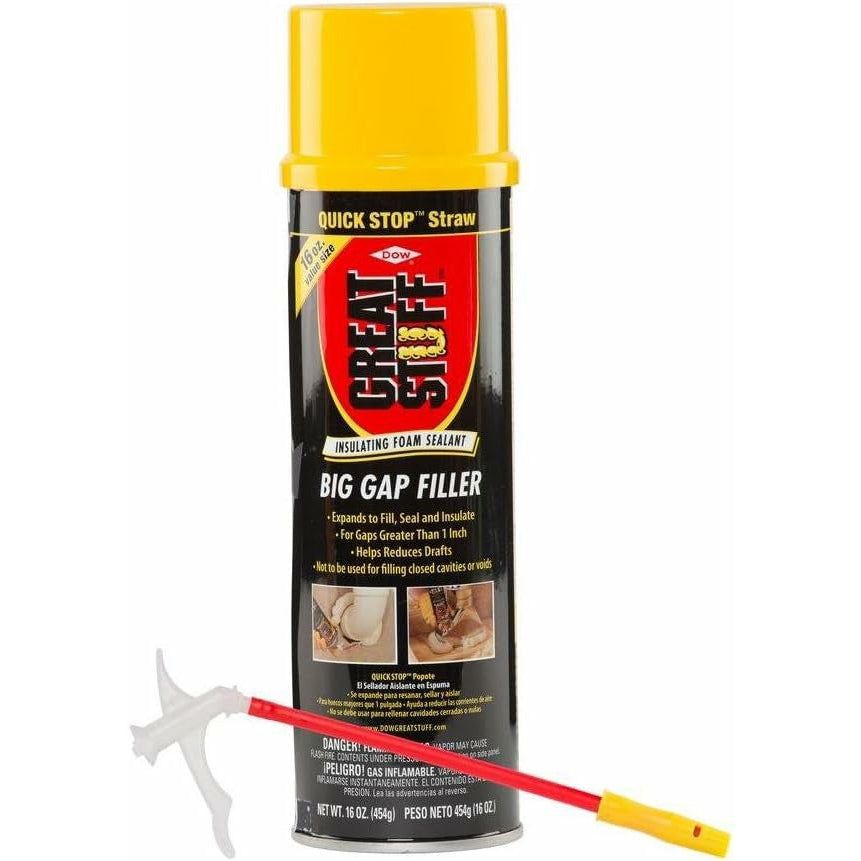 Great Stuff Foam Crack Filler with Precision Distribution Neck