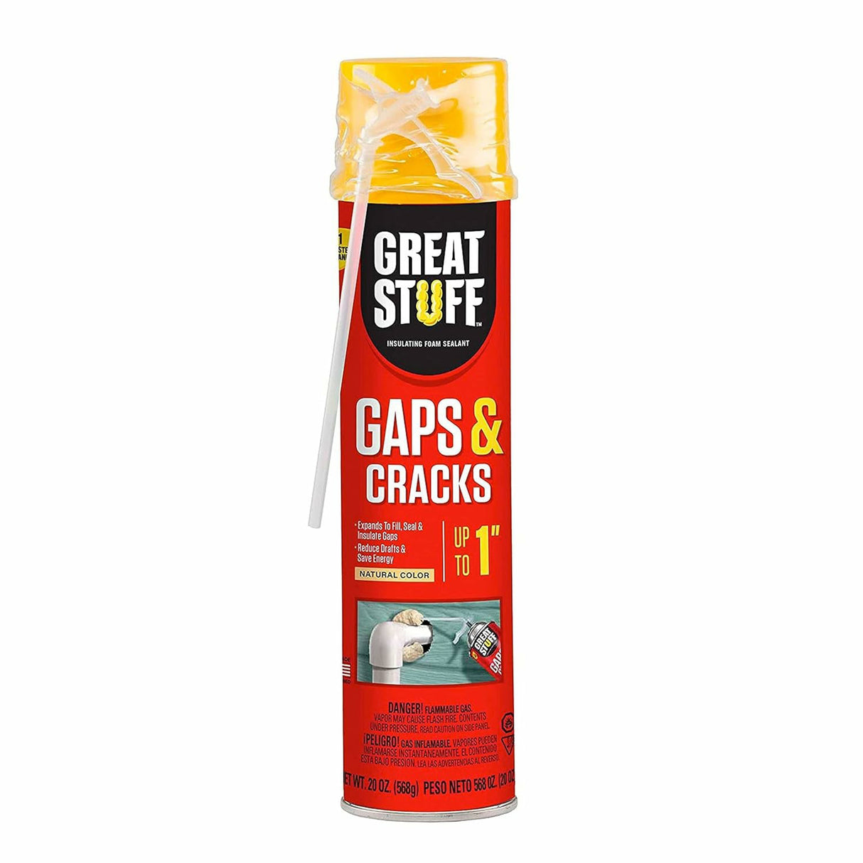 Great Stuff Foam Spray for Insulation and Crack Sealing