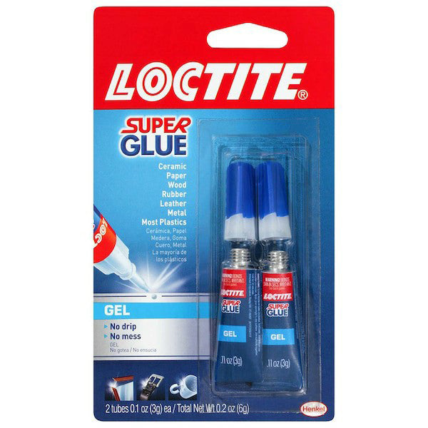 Loctite Super Glue Adhesive 4g, 2 Pack
