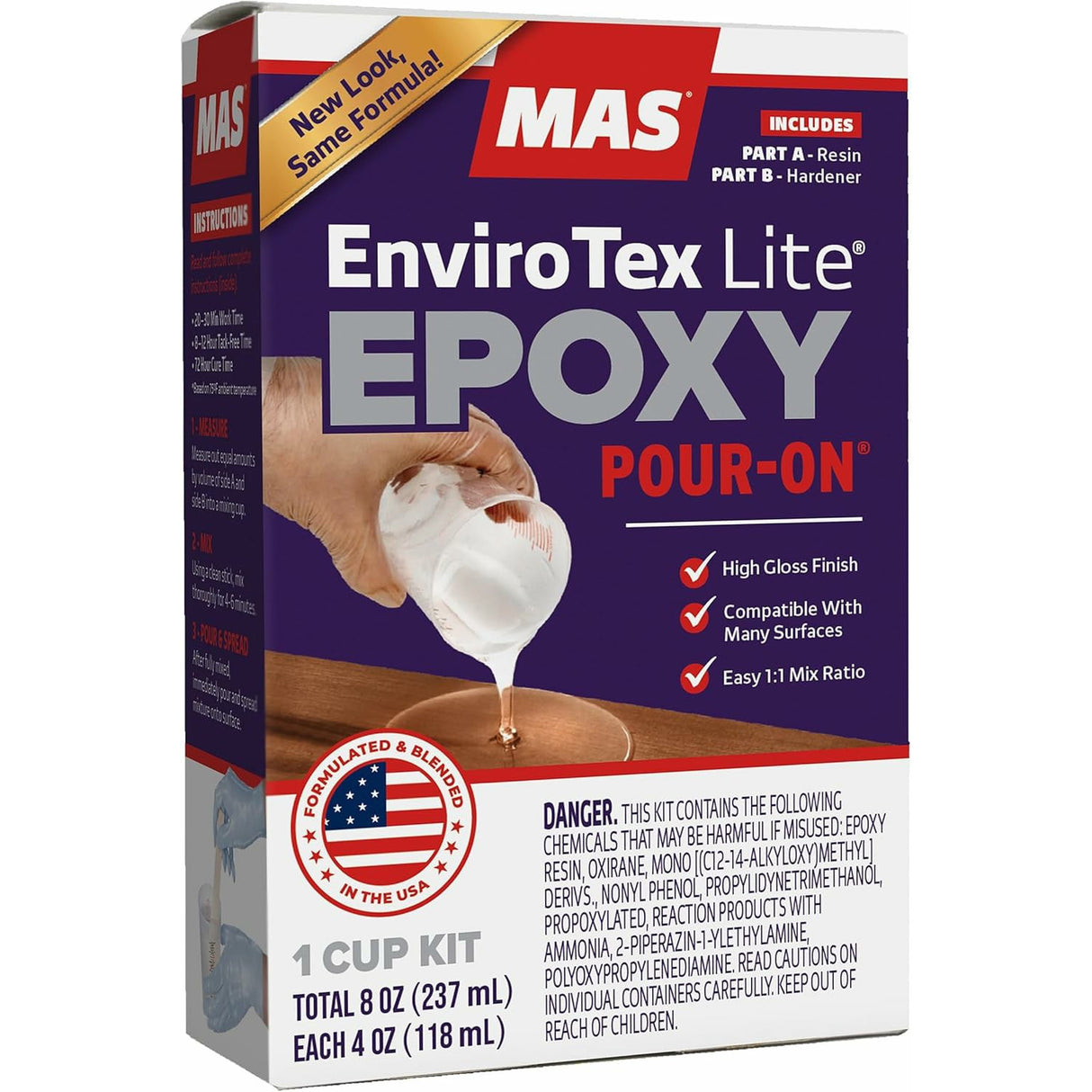 Envirotex Light High Gloss Wood Polish Kit