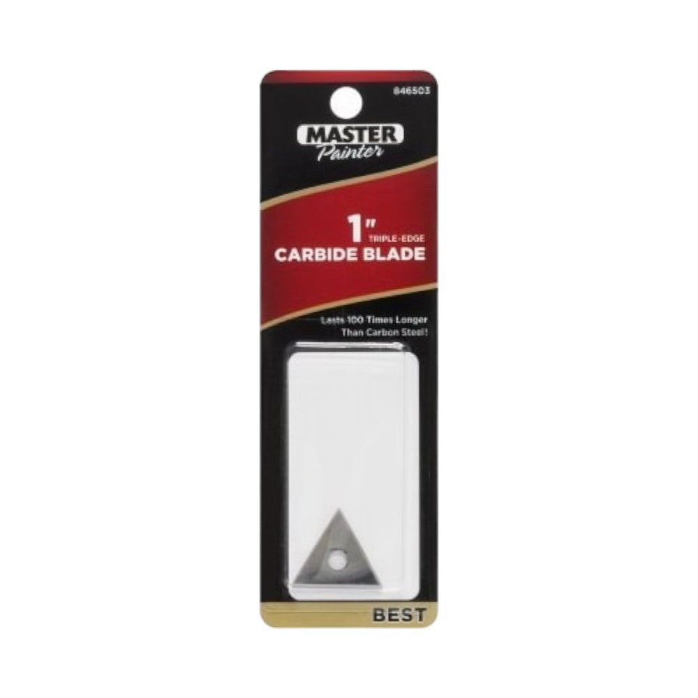 Master Painter 1" Triple Edge Carbide Blade, Silver