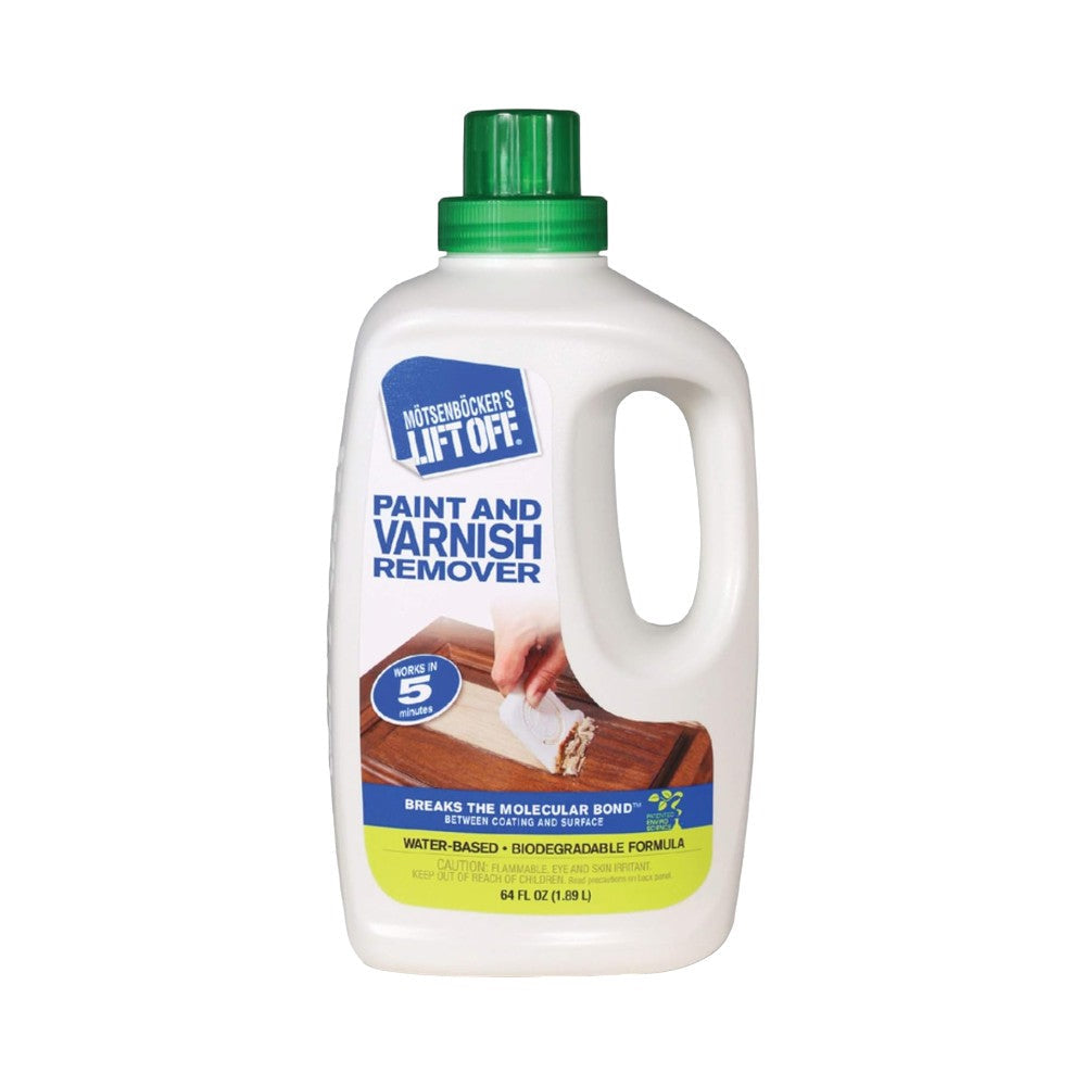 مزيل طلاء وورنيش قائم على الماء من موتسينبوكرز ليفت أوف، 64 أونصة (1.89 لتر)، أبيض