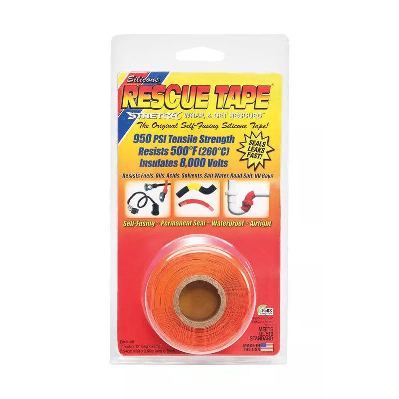 Rescue Tape Self Adhesive Silicone Tape, 1" x 12'