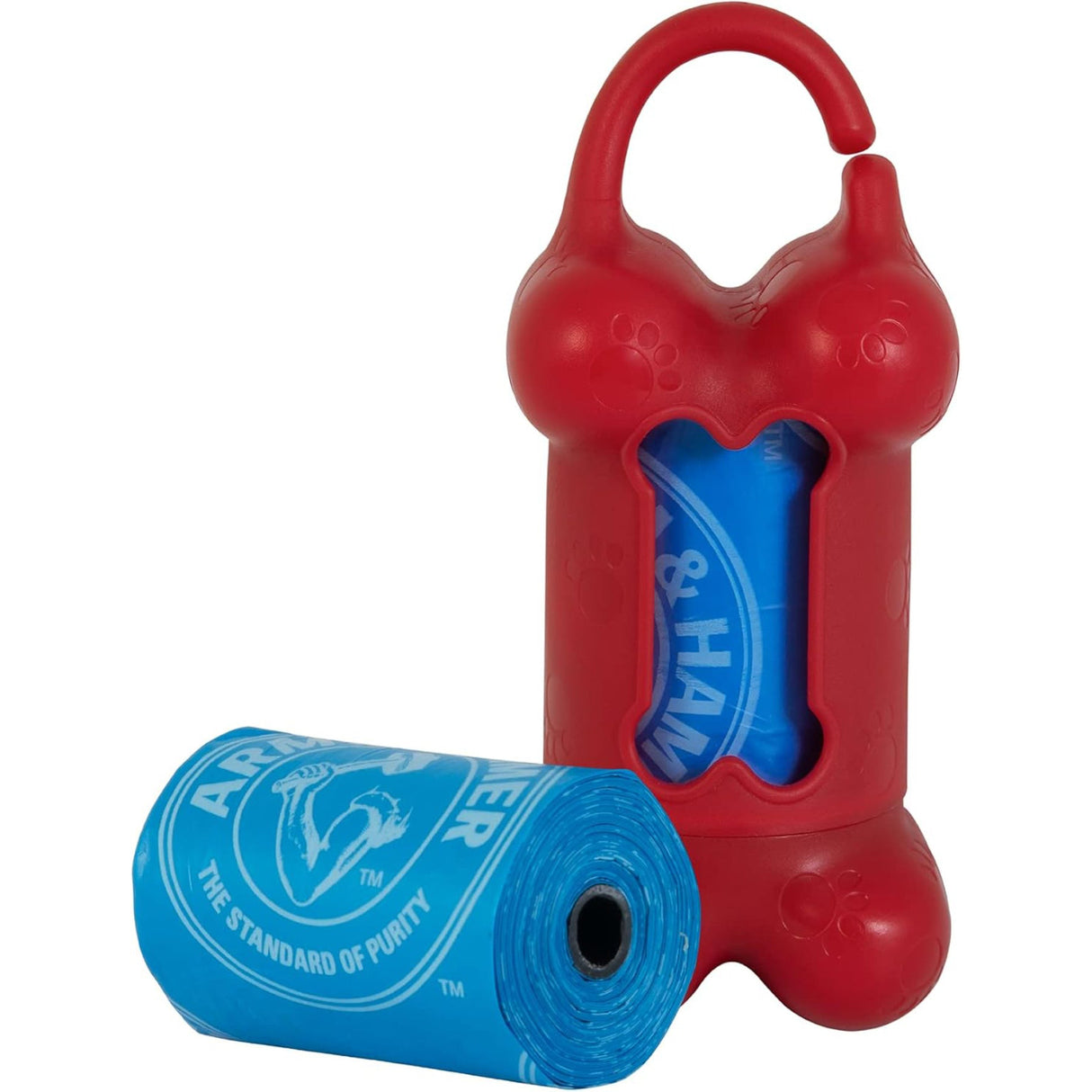 موزع عظام وأكياس نفايات قابلة للتخلص منها من بيتميت 30 قطعة ألوان متنوعة