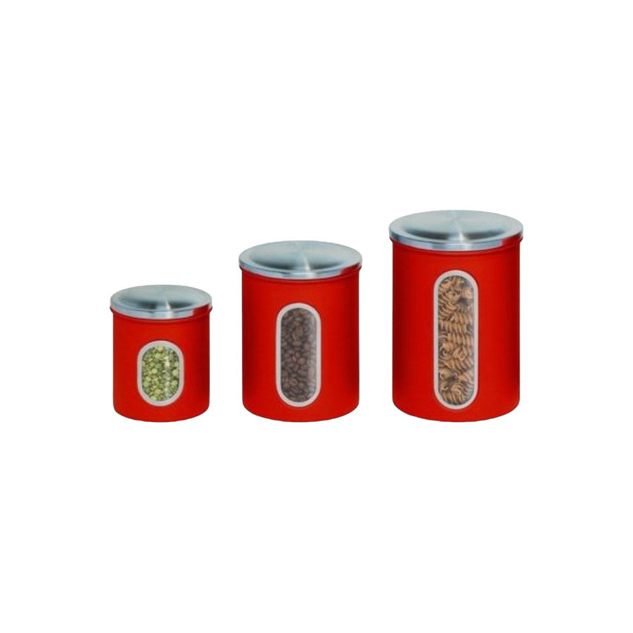 3PK RED Stor Canisters