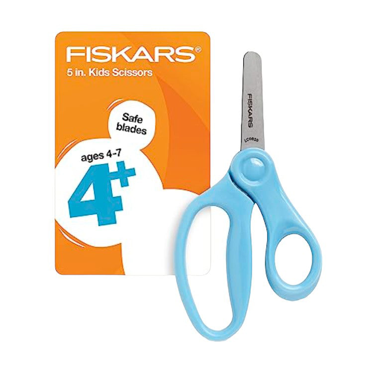 FISKARS BLUNT-TIP KIDS SCISSORS ASSORTED COLORS (5 IN.)