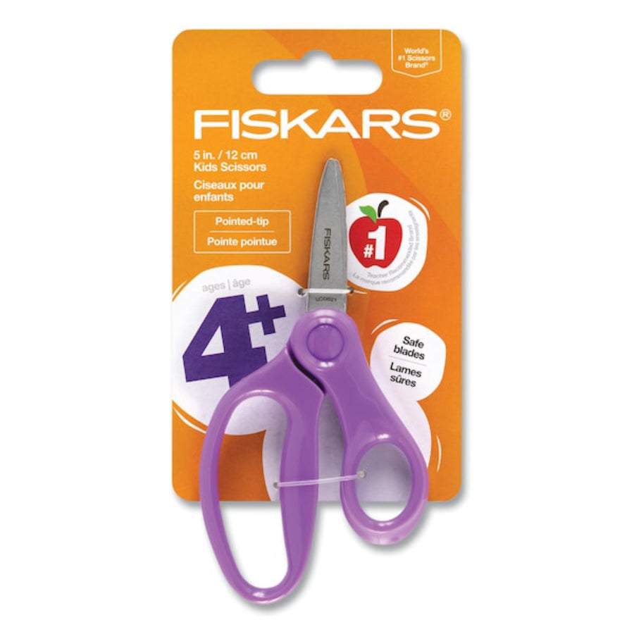 FISKARS BLUNT-TIP KIDS SCISSORS ASSORTED COLORS (5 IN.)