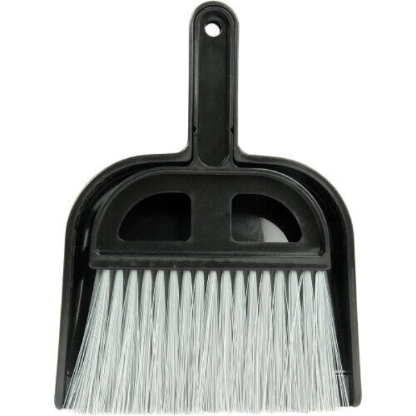 مكنسة مع جاروف الغبار من هوبكينز 12 قطعة أسود