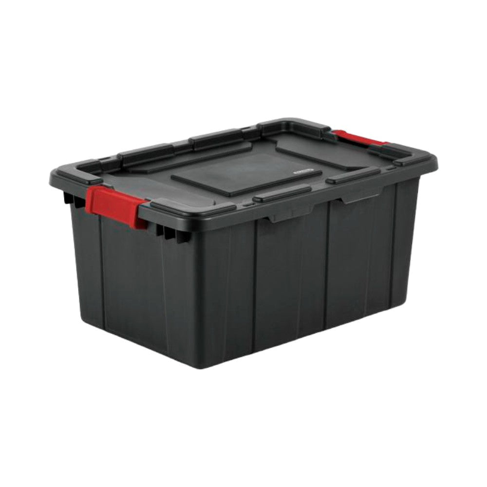 حقيبة بلاستيكية صناعية من ستيرلايت، سعة 15 جالون، أسود