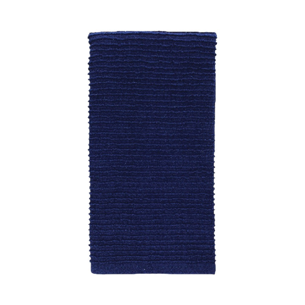Ridged Towel- Ink Blue