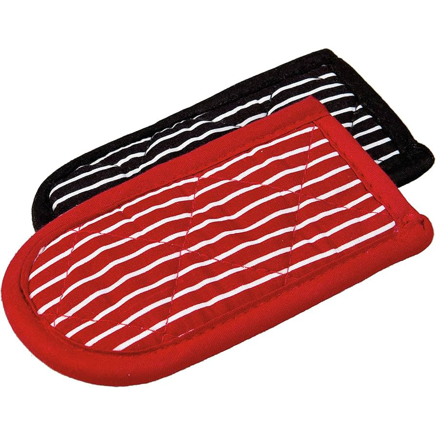 Set of 2 Striped Fabric Hot Handle Holders