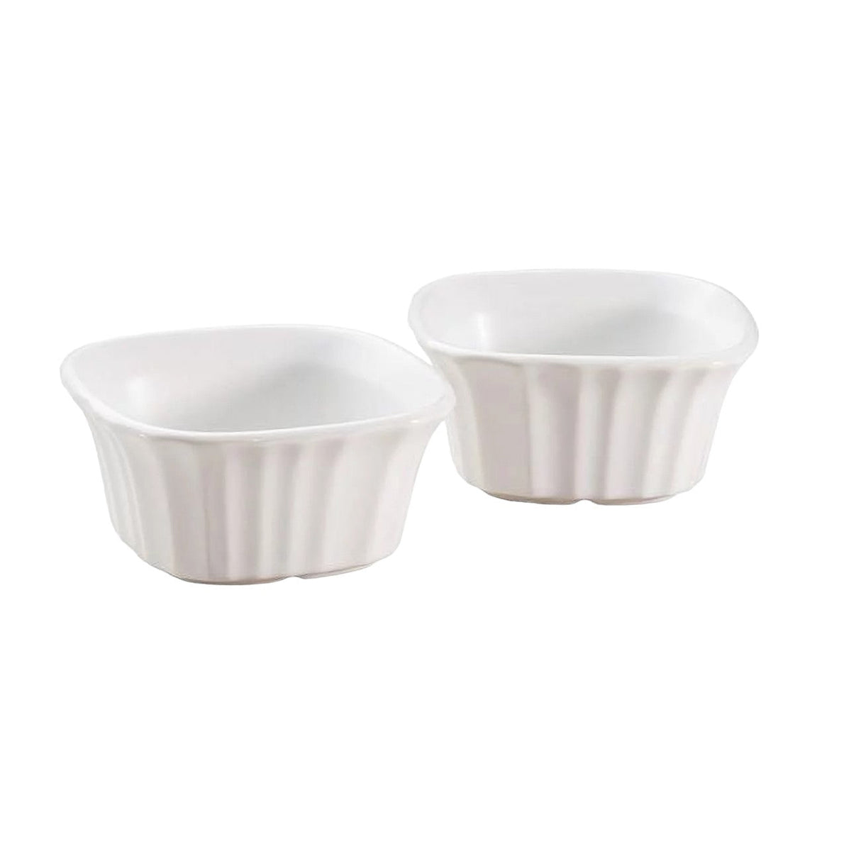 Ramekin Square French White III 2Pk.