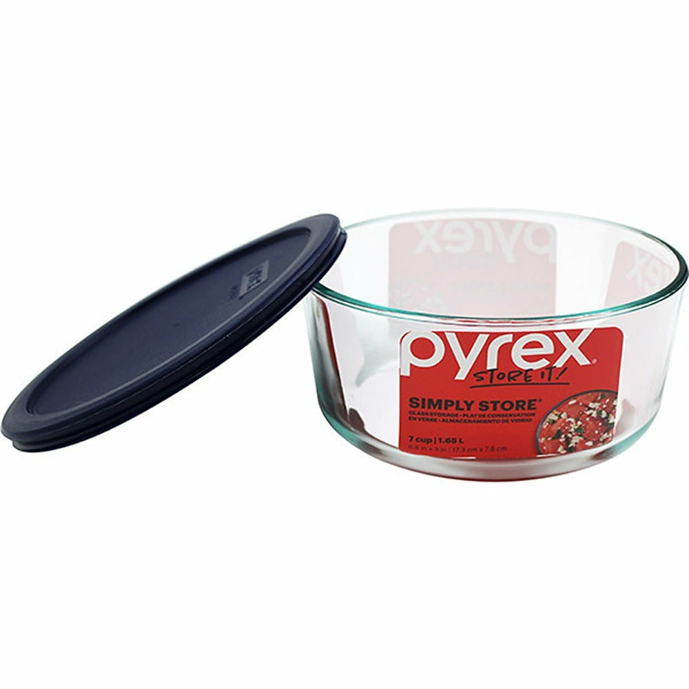 Pyrex Storage Plus Bowl Navy Cover 7Cup