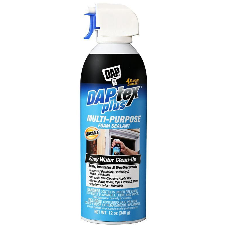 Dab Foam Latex Insulation for Windows and Doors, 12 oz.
