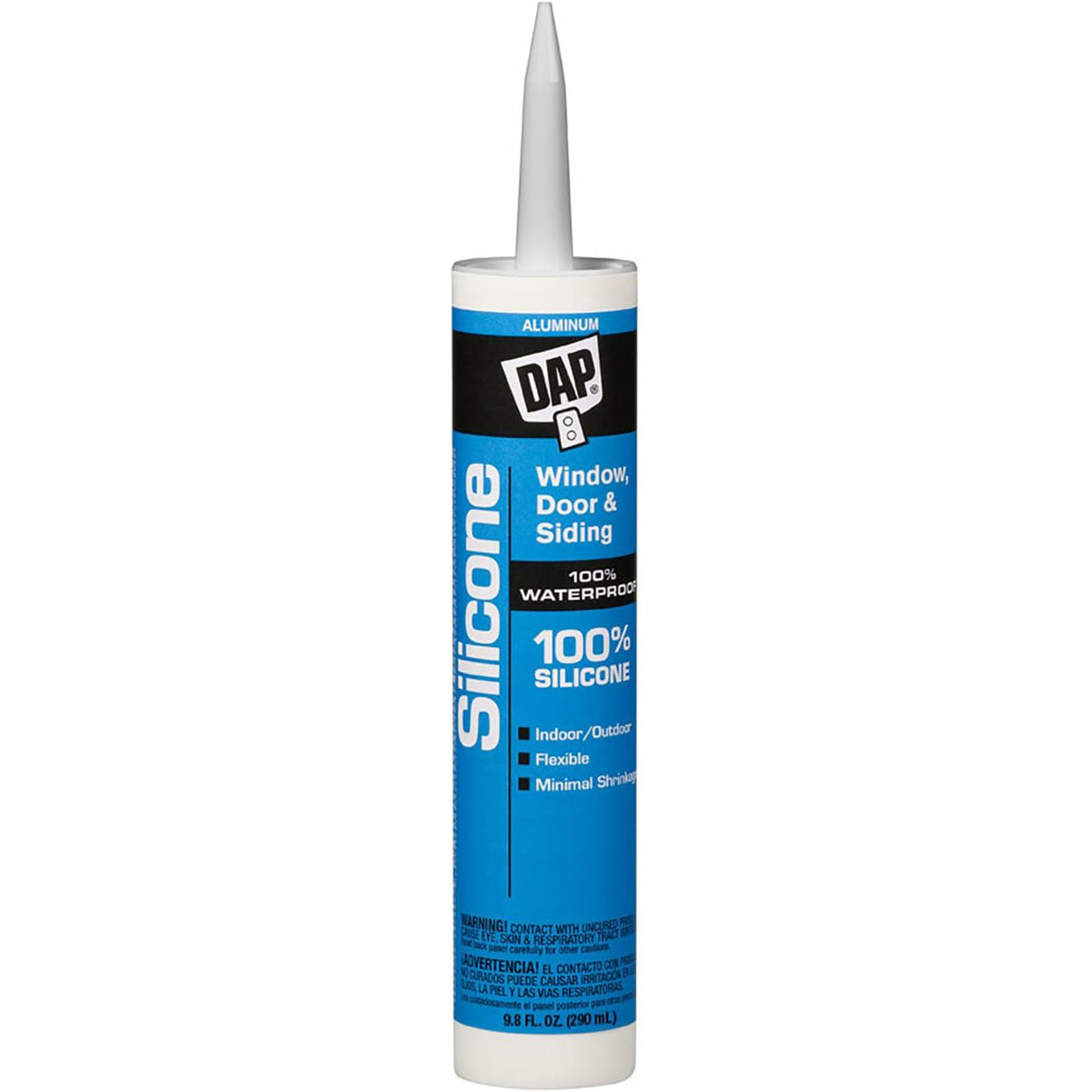 Dab Multi-Purpose Silicone Rubber Insulating Glue, Aluminum, 9.8 oz