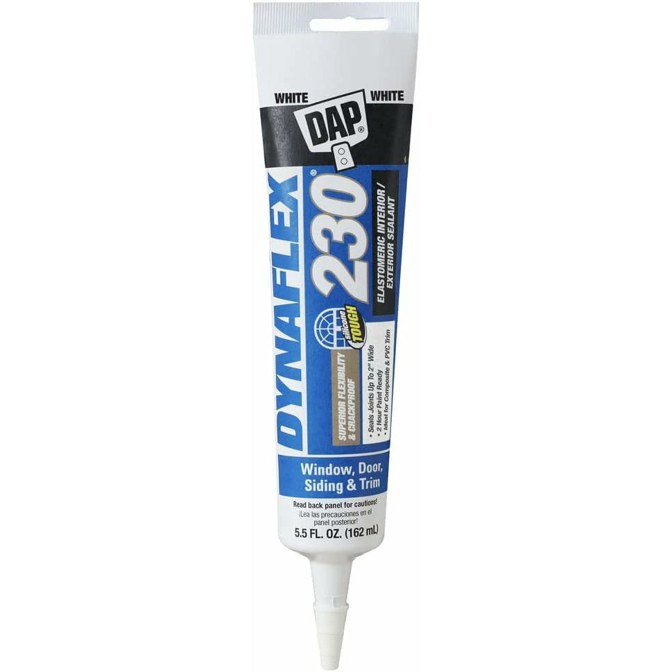 DAP Dynaflex 230 Sealant White Indoor & Outdoor 5.5-oz.