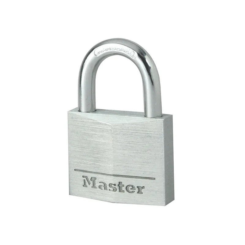 Master Lock Aluminum Padlock, 30mm, Silver