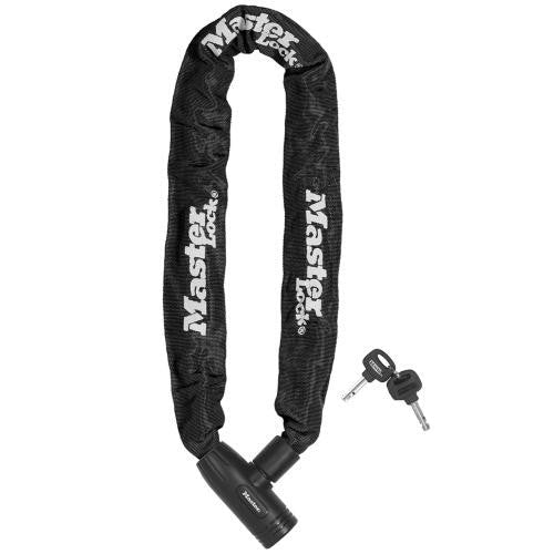 Master Lock Chain Lock, 0.9MX8mm, Black