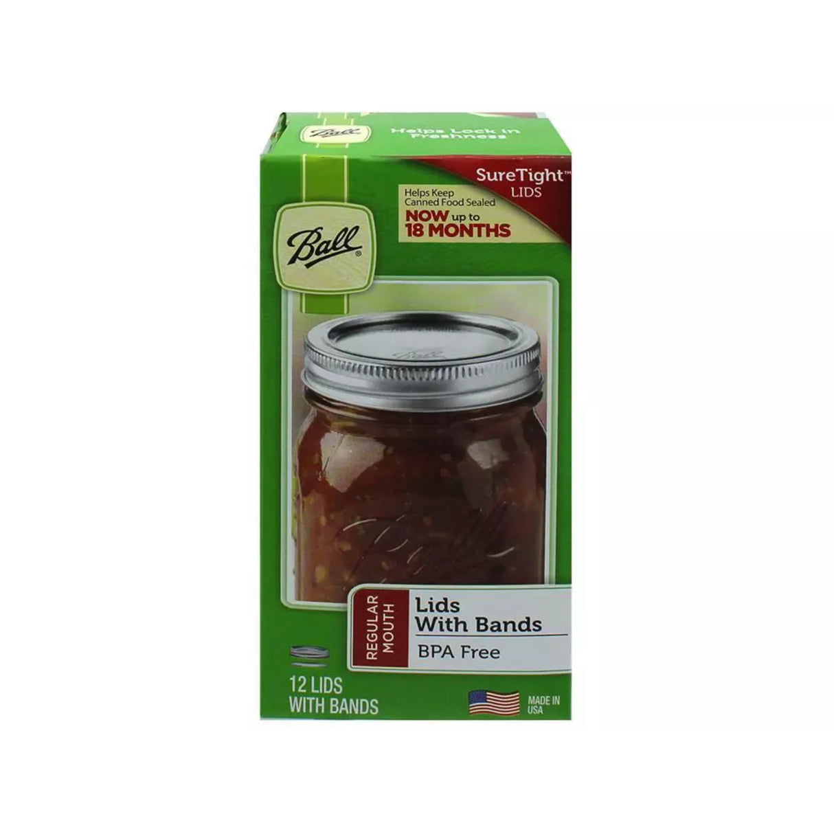 Canning Jar Lids & Bands Wide Mouth 12-Pk