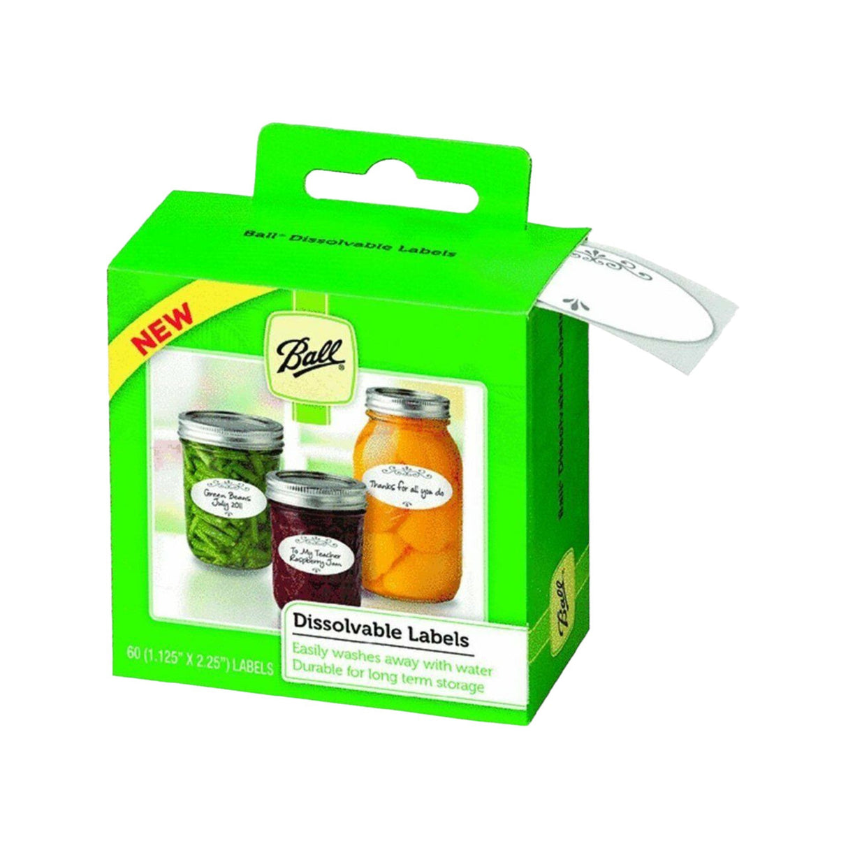 Ball Canning Jar Labels Dissolvable 60-Pk.