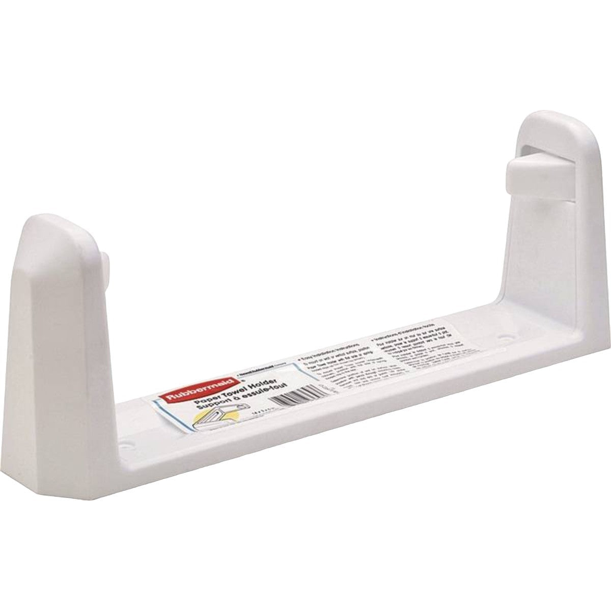 Easy Change White Spring-Loaded Paper Towel Holder