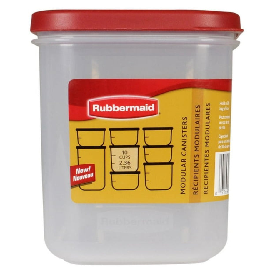 Modular Canister Food Storage Container & Lid 10 Cup