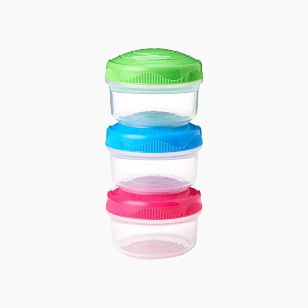 To Go Mini Bites Snack-Size Storage Containers 4.39 oz. 3-Pk.