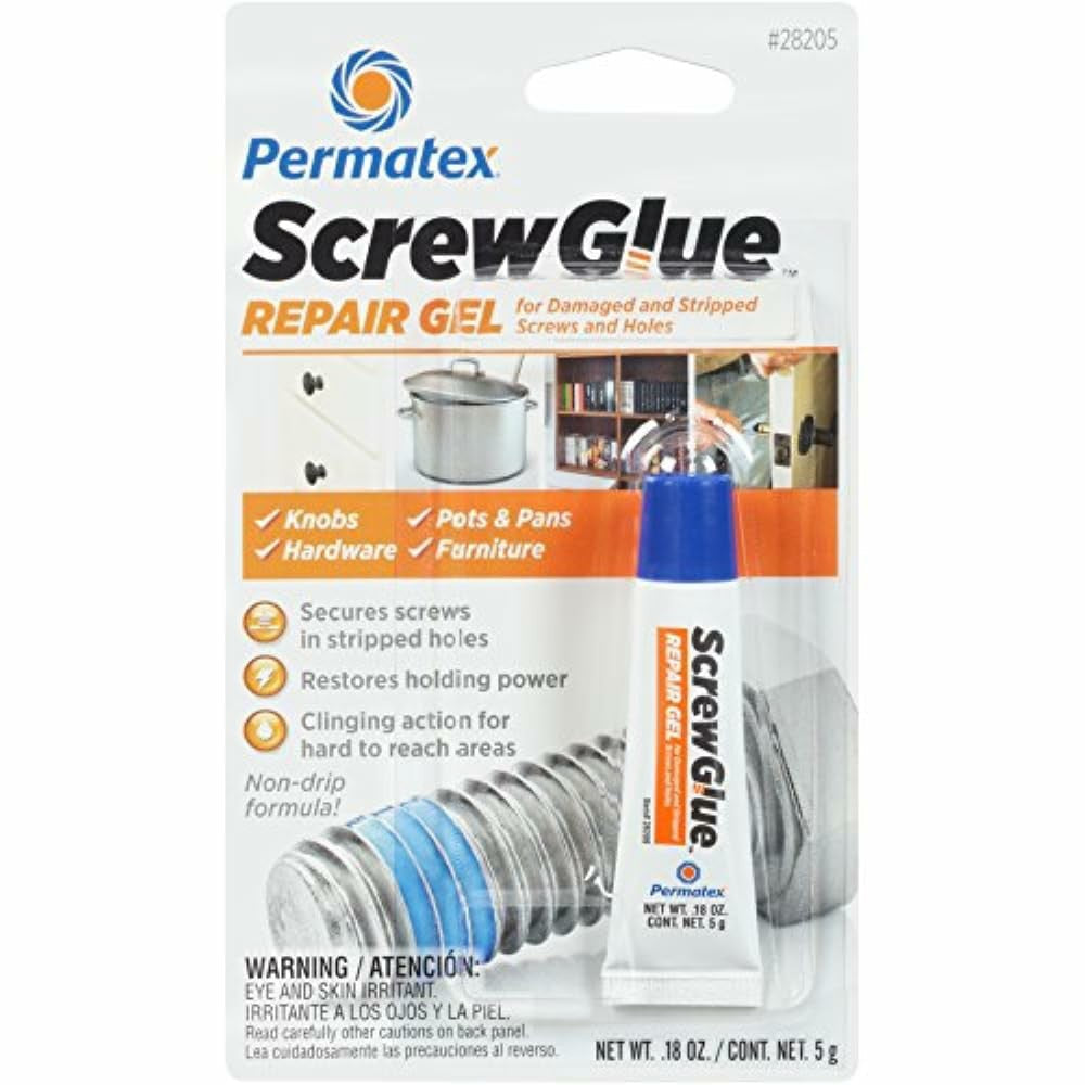 Permatex Glue Adhesive for Sealing Nuts to Bolts, 5g