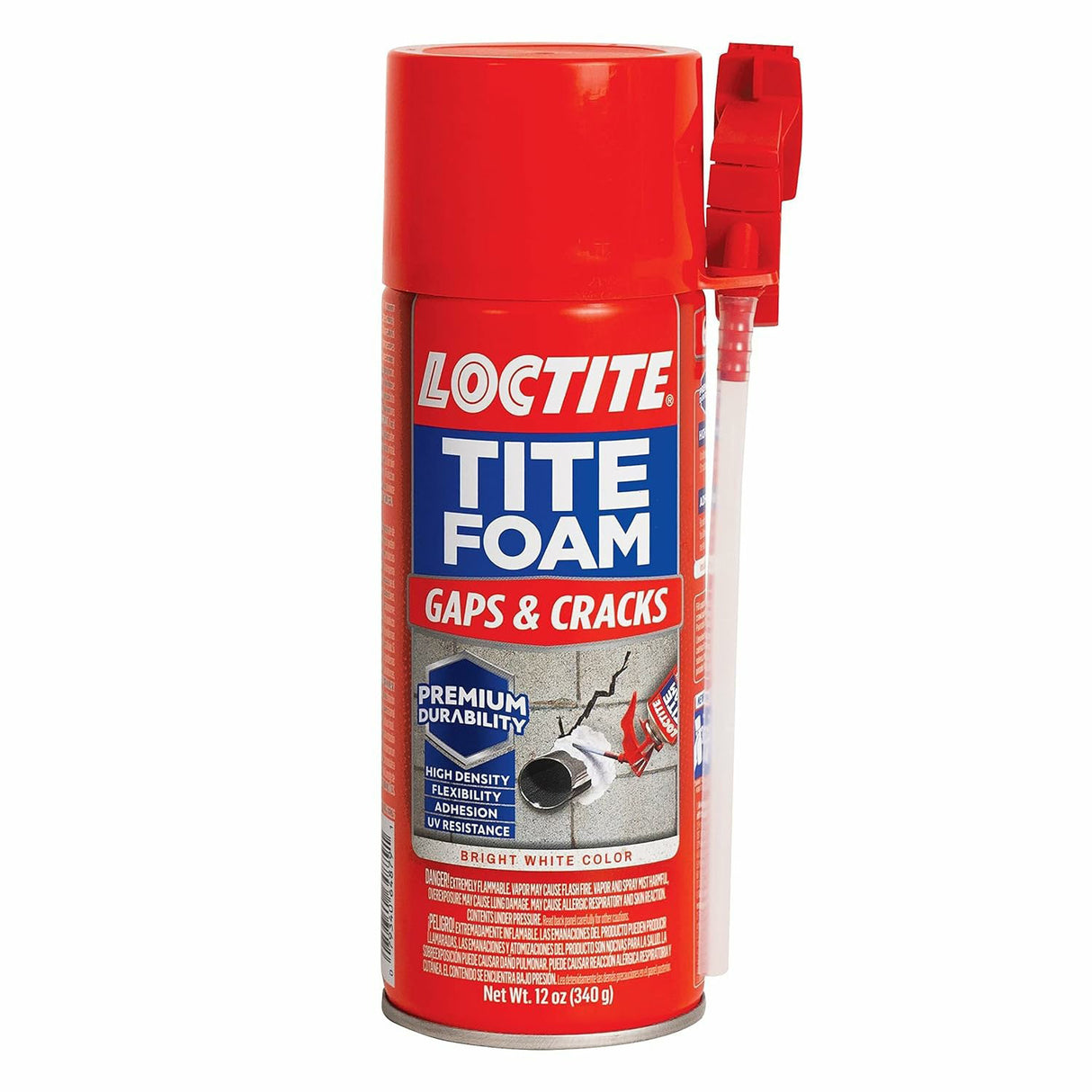 Loctite Expandable Foam Sealant Crack and Gap Sealant, 12 oz
