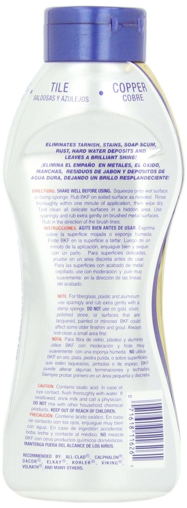 Bar Keepers Friend Soft Liquid Cleanser, 26 oz