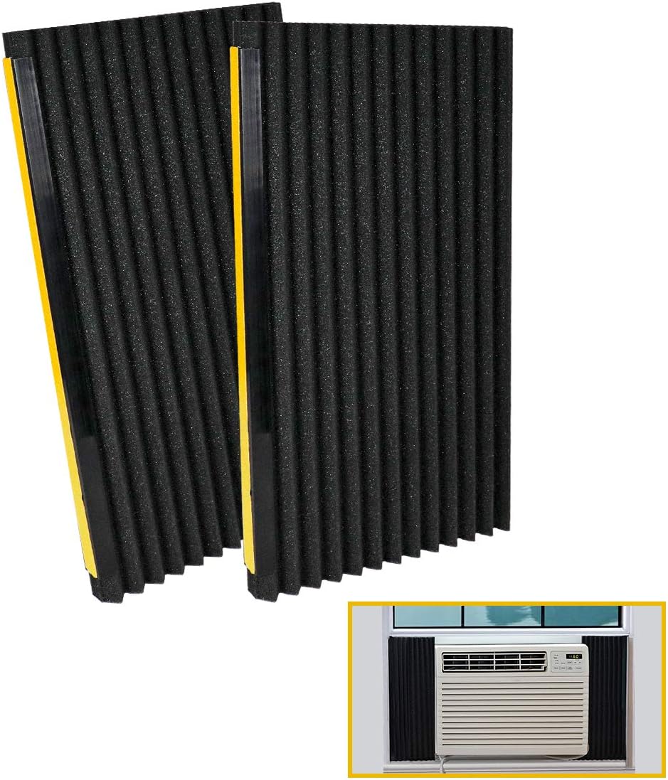 زوج ألواح جانبية فروست كينج لمكيف الهواء الداخلي من الفوم السميك، 9 × 18 × 7/8 بوصة