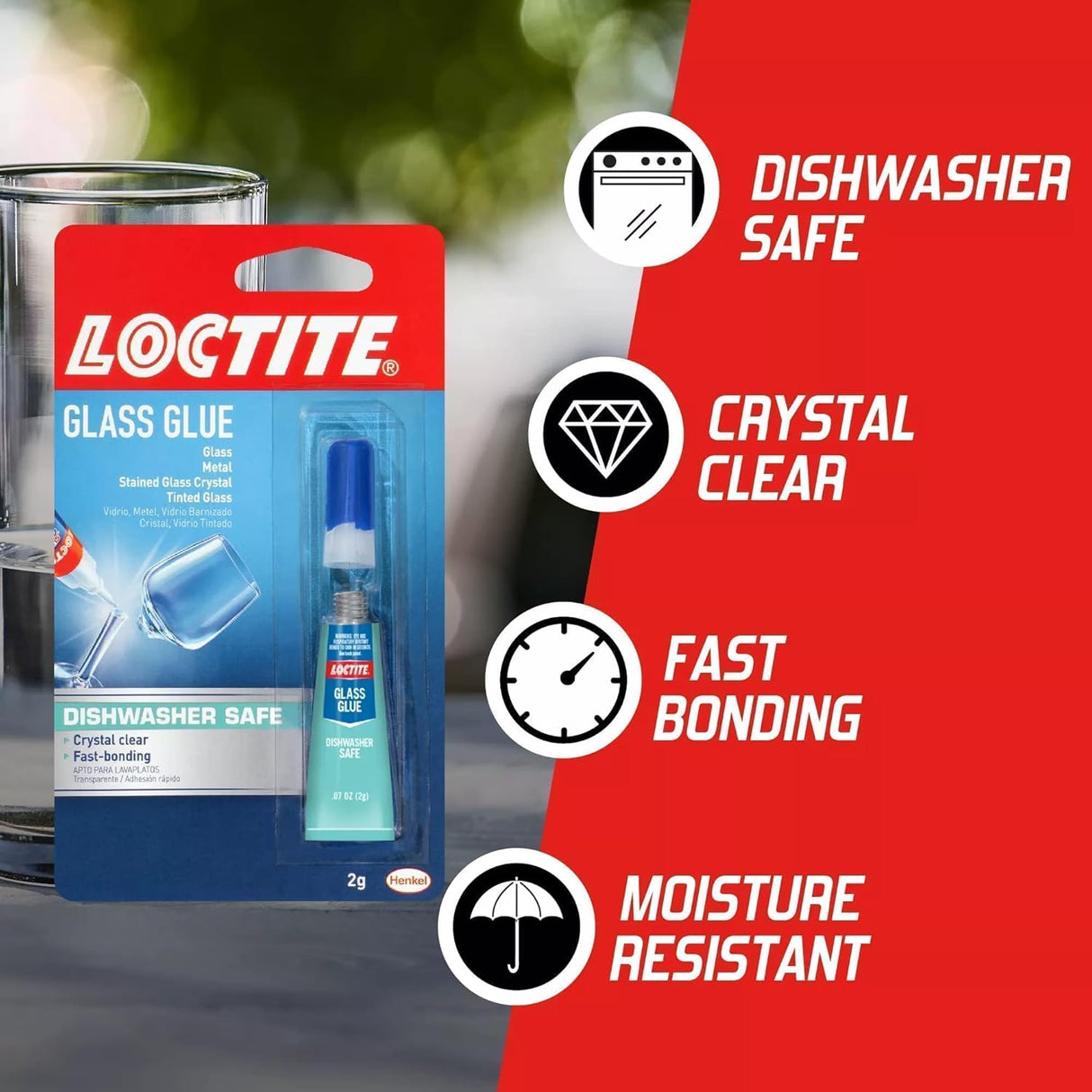 Loctite Super Glue for All Glass Types 0.07 oz